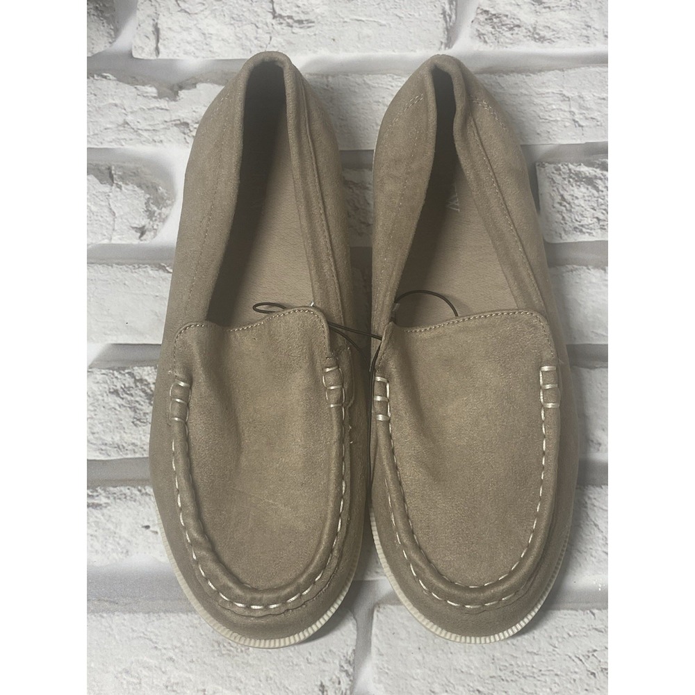 J.Crew‎ Boys' Sueded Loafers in Dusty Tan Slip On Size 4